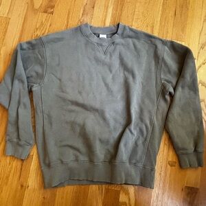 ZARA Gray Sweater Sweatshirt Crewneck MEDIUM